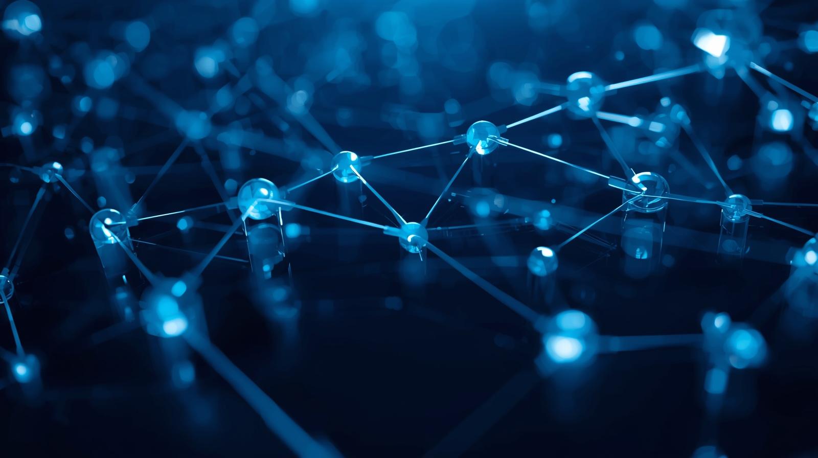 Team collaborating on AI